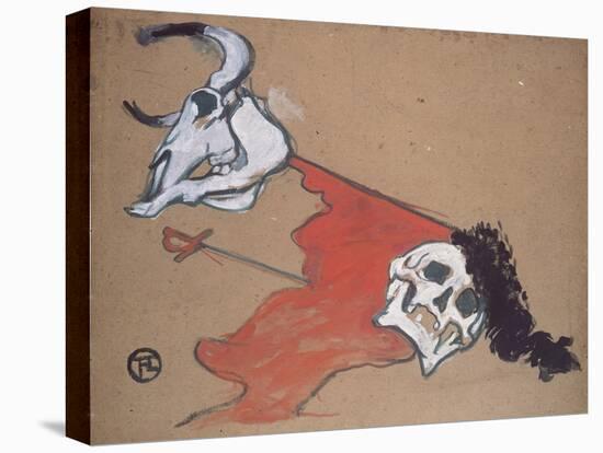 Bullfighting-Henri de Toulouse-Lautrec-Stretched Canvas