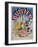 Bullier Poster-Jules Chéret-Framed Giclee Print