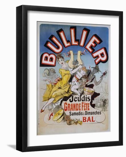 Bullier Poster-Jules Chéret-Framed Giclee Print