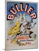 Bullier Poster-Jules Chéret-Mounted Giclee Print