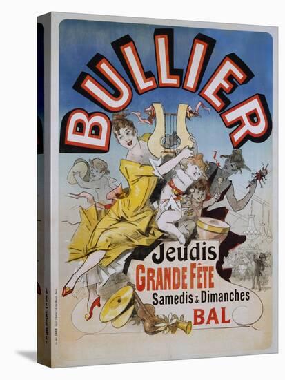 Bullier Poster-Jules Chéret-Stretched Canvas