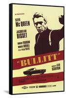 Bullitt, French Movie Poster, 1968-null-Framed Stretched Canvas