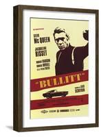 Bullitt, French Movie Poster, 1968-null-Framed Art Print