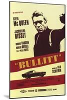 Bullitt, French Movie Poster, 1968-null-Mounted Art Print
