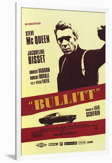 Bullitt, French Movie Poster, 1968-null-Framed Art Print