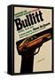 Bullitt, Polish Movie Poster, 1968-null-Framed Stretched Canvas