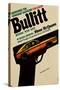 Bullitt, Polish Movie Poster, 1968-null-Stretched Canvas