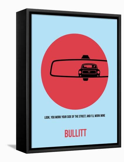 Bullitt Poster 1-Anna Malkin-Framed Stretched Canvas