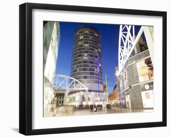 Bullring Shopping Centre at Christmas, City Centre, Birmingham, West Midlands, England, United King-Frank Fell-Framed Photographic Print