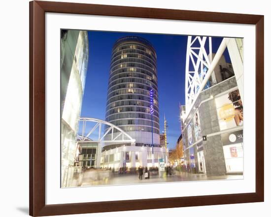 Bullring Shopping Centre at Christmas, City Centre, Birmingham, West Midlands, England, United King-Frank Fell-Framed Photographic Print