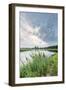 Bullrushes on Bank and Still Waters of River Mark, Breda, North Brabant, The Netherlands (Holland)-Mark Doherty-Framed Photographic Print