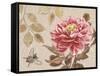 Bumble Bee and Peony-Chad Barrett-Framed Stretched Canvas