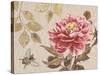 Bumble Bee and Peony-Chad Barrett-Stretched Canvas