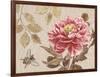 Bumble Bee and Peony-Chad Barrett-Framed Art Print