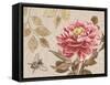 Bumble Bee and Peony-Chad Barrett-Framed Stretched Canvas