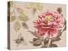 Bumble Bee and Peony-Chad Barrett-Stretched Canvas