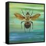 Bumble Bee-Gigi Begin-Framed Stretched Canvas