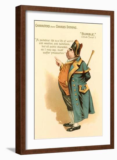 Bumble from Oliver Twist-null-Framed Art Print