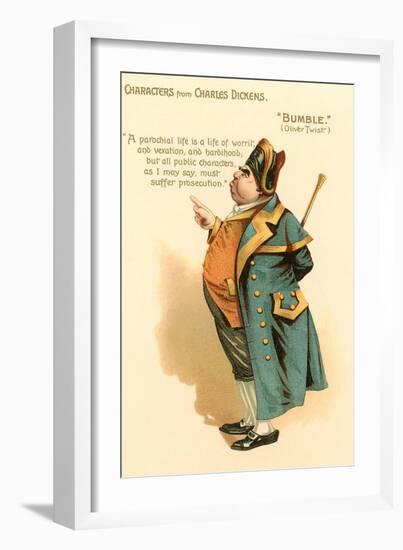 Bumble from Oliver Twist-null-Framed Art Print