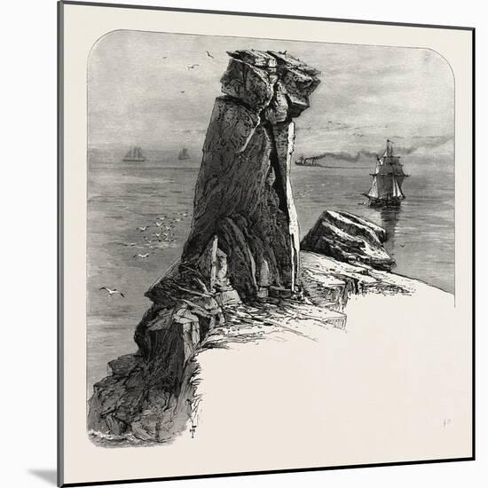 Bumble Rock, the South Coast, UK, 19th Century-null-Mounted Giclee Print