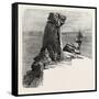 Bumble Rock, the South Coast, UK, 19th Century-null-Framed Stretched Canvas