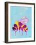 Bumblebee Life II-Ania Zwara-Framed Art Print