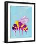 Bumblebee Life II-Ania Zwara-Framed Art Print