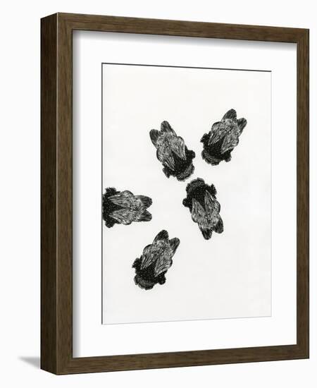 Bumblebees' Meeting, 2013-Bella Larsson-Framed Giclee Print