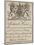 Bun Baker, Richard Hand, Trade Card-William Hogarth-Mounted Giclee Print