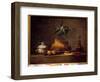 Bun or Dessert. Painting by Jean Simeon Chardin (1699-1779), 1763. Oil on Canvas. Dim: 0,47 X 0,56M-Jean-Baptiste Simeon Chardin-Framed Giclee Print