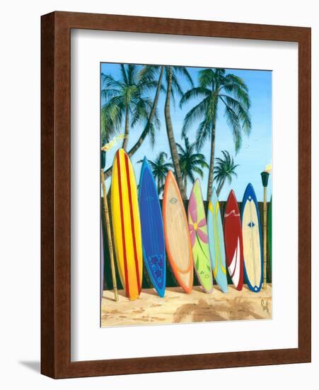 Bunch of Boards-Scott Westmoreland-Framed Art Print