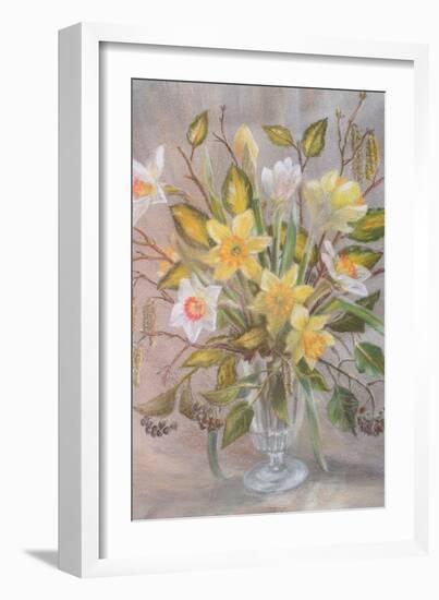 Bunch of daffodils, 2000-Margo Starkey-Framed Giclee Print