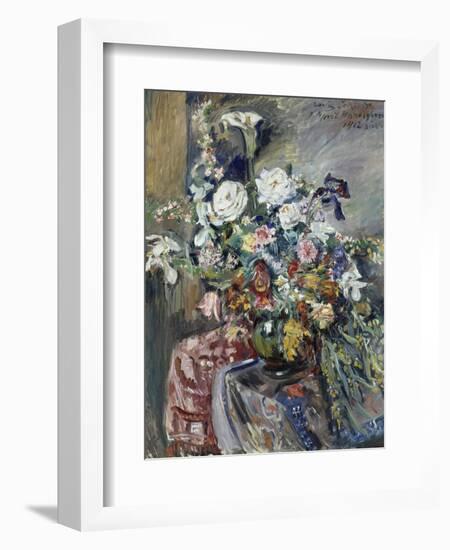 Bunch of Flowers, 1912-Lovis Corinth-Framed Giclee Print