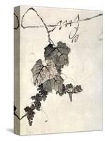 Bunch of Grapes-Jakuchu Ito-Stretched Canvas