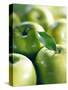 Bunch of Green Apples-Rick Barrentine-Stretched Canvas