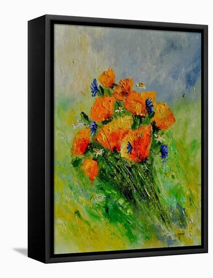 Bunch Of Poppies-Pol Ledent-Framed Stretched Canvas
