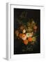 Bunch of Roses, Carnations, Oranges, Grapes, Acorns and Chestnuts-Cornelis de Heem-Framed Giclee Print