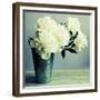 Bunch of White Peonies in Vase-Tom Quartermaine-Framed Giclee Print