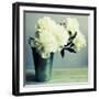 Bunch of White Peonies in Vase-Tom Quartermaine-Framed Giclee Print