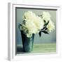 Bunch of White Peonies in Vase-Tom Quartermaine-Framed Giclee Print