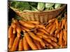 Bunches of Carrots and Lettuce, Ferry Building Farmer's Market, San Francisco, California, USA-Inger Hogstrom-Mounted Photographic Print
