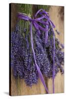 Bunches of Lavender Drying Shed at Lavender Festival, Sequim, Washington, USA-Merrill Images-Stretched Canvas