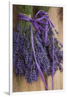 Bunches of Lavender Drying Shed at Lavender Festival, Sequim, Washington, USA-Merrill Images-Framed Photographic Print