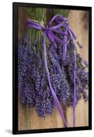 Bunches of Lavender Drying Shed at Lavender Festival, Sequim, Washington, USA-Merrill Images-Framed Photographic Print