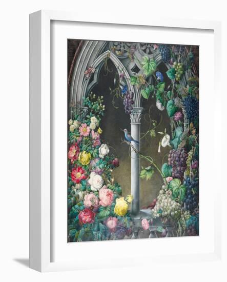 Bunches of Roses-Eugene Joseph Prevost-Framed Giclee Print