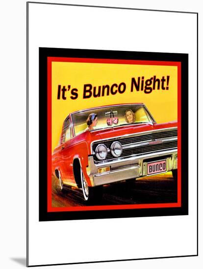 Bunco Night-null-Mounted Giclee Print