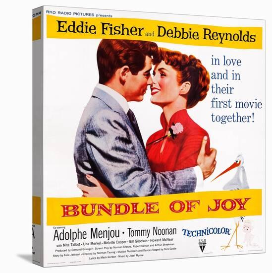 Bundle of Joy, Eddie Fisher, Debbie Reynolds, 1956-null-Stretched Canvas