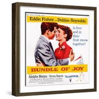 Bundle of Joy, Eddie Fisher, Debbie Reynolds, 1956-null-Framed Art Print