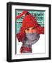 "Bundled Up," Saturday Evening Post Cover, Jan/Feb 98-Douglas Crockwell-Framed Giclee Print