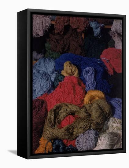 Bundles of Yarn by Textile Designer Dorothy Liebes-Charles E^ Steinheimer-Framed Stretched Canvas
